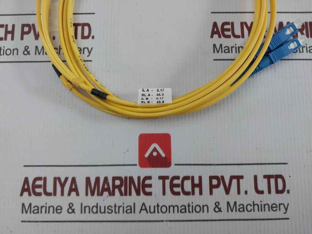 New Condition Fibre Optic Patch Cable Set Ftek-dx-sm-sc/St-pc-02M
