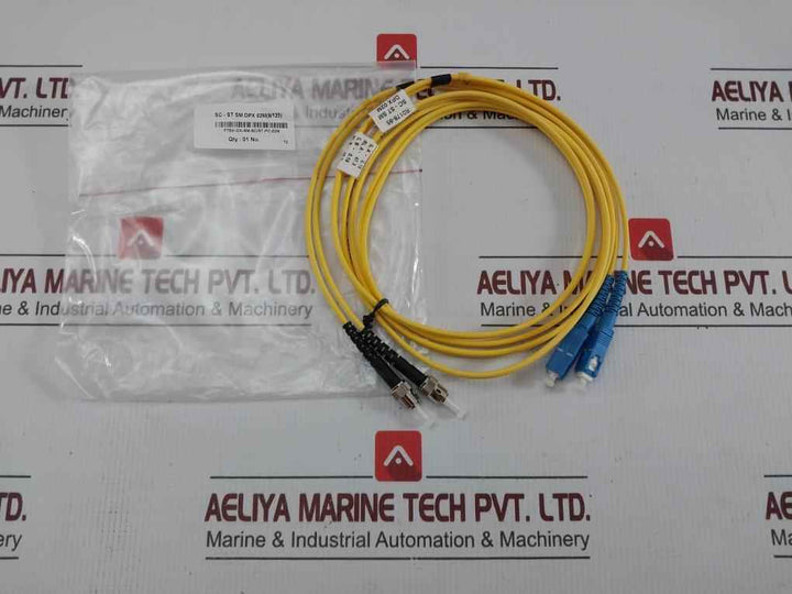 New Condition Fibre Optic Patch Cable Set Ftek-dx-sm-sc/St-pc-02M