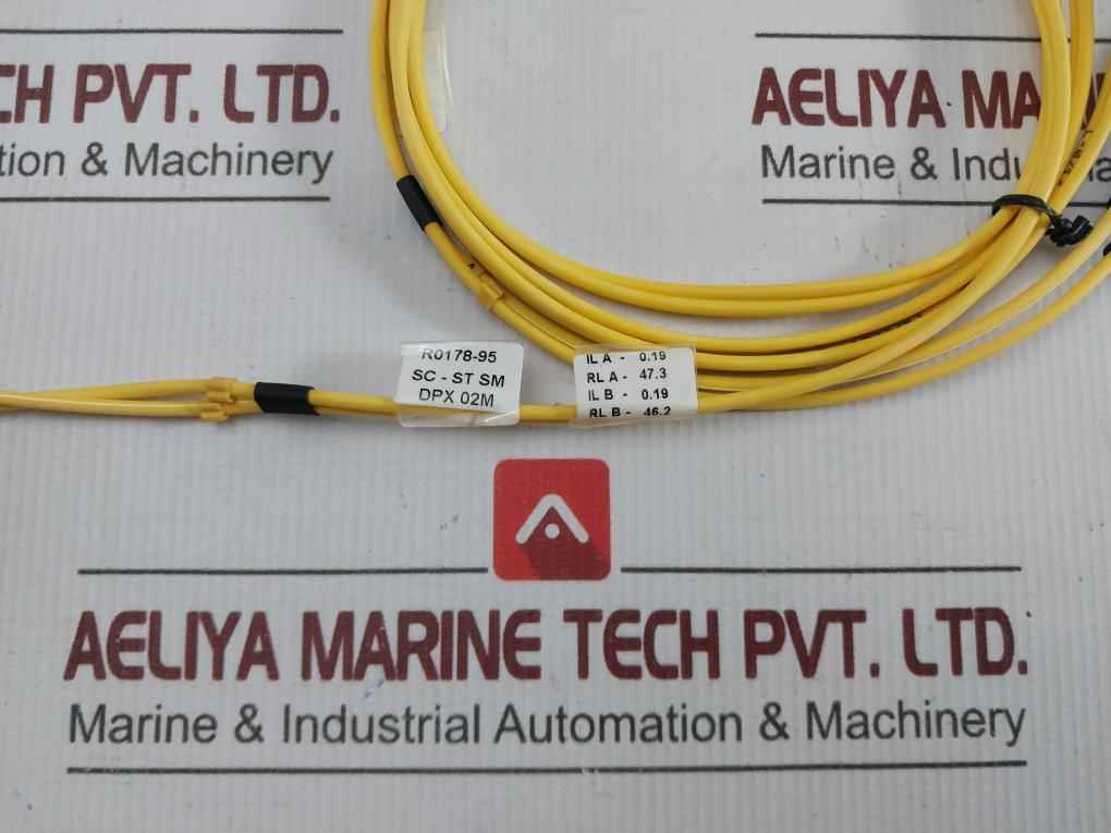 New Condition Fibre Optic Patch Cable Set Ftek-dx-sm-sc/St-pc-02M