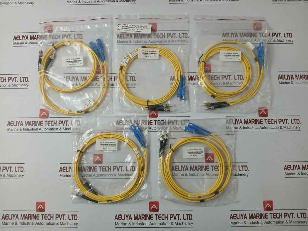 New Condition Fibre Optic Patch Cable Set Ftek-dx-sm-sc/St-pc-02M