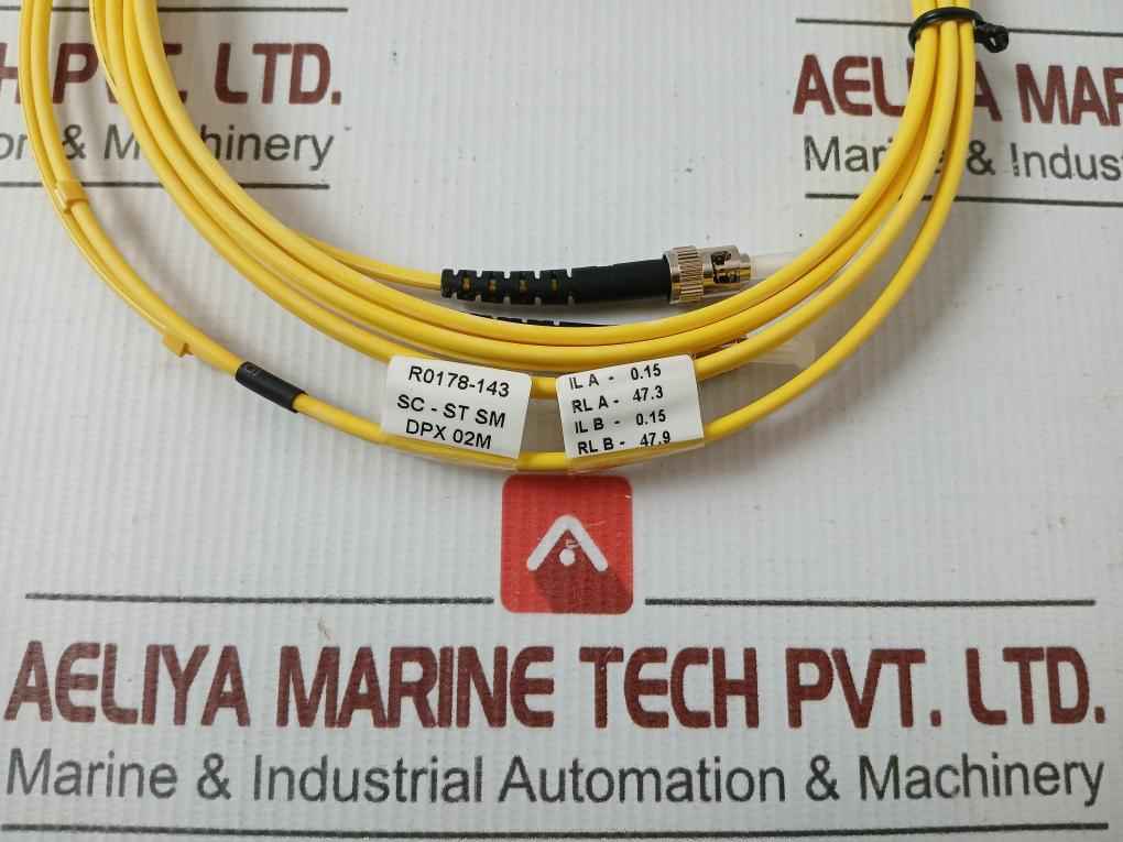 New Condition Fibre Optic Patch Cable Set Ftek-dx-sm-sc/St-pc-02M