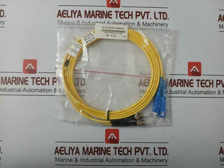 New Condition Fibre Optic Patch Cable Set Ftek-dx-sm-sc/St-pc-02M