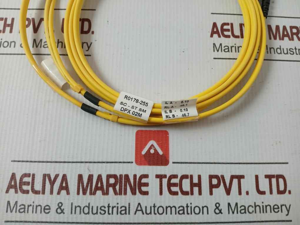 New Condition Fibre Optic Patch Cable Set Ftek-dx-sm-sc/St-pc-02M