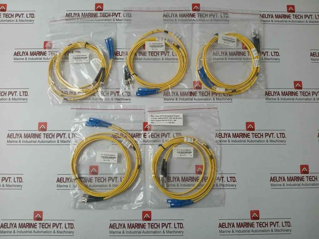 New Condition Fibre Optic Patch Cable Set Ftek-dx-sm-sc/St-pc-02M