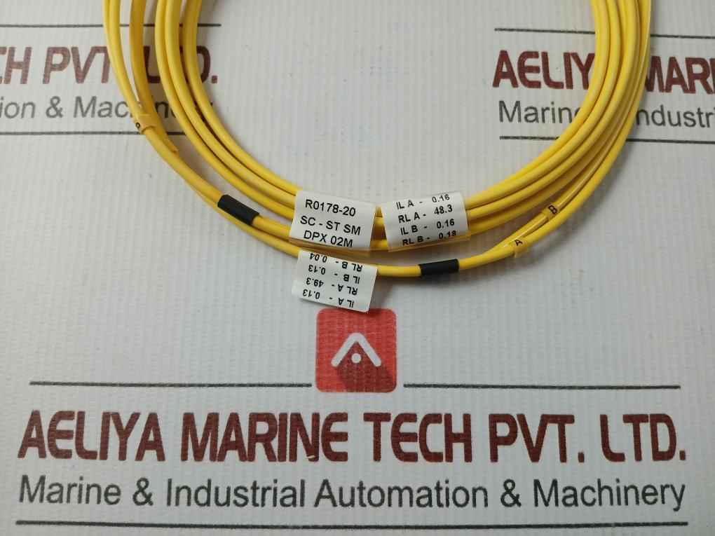 New Condition Fibre Optic Patch Cable Set Ftek-dx-sm-sc/St-pc-02M