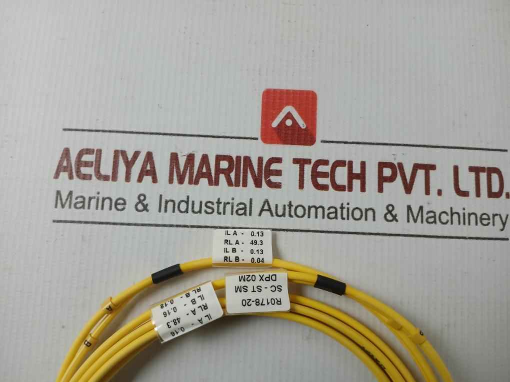 New Condition Fibre Optic Patch Cable Set Ftek-dx-sm-sc/St-pc-02M