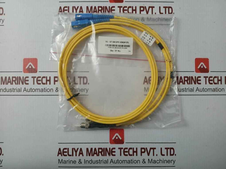 New Condition Fibre Optic Patch Cable Set Ftek-dx-sm-sc/St-pc-02M