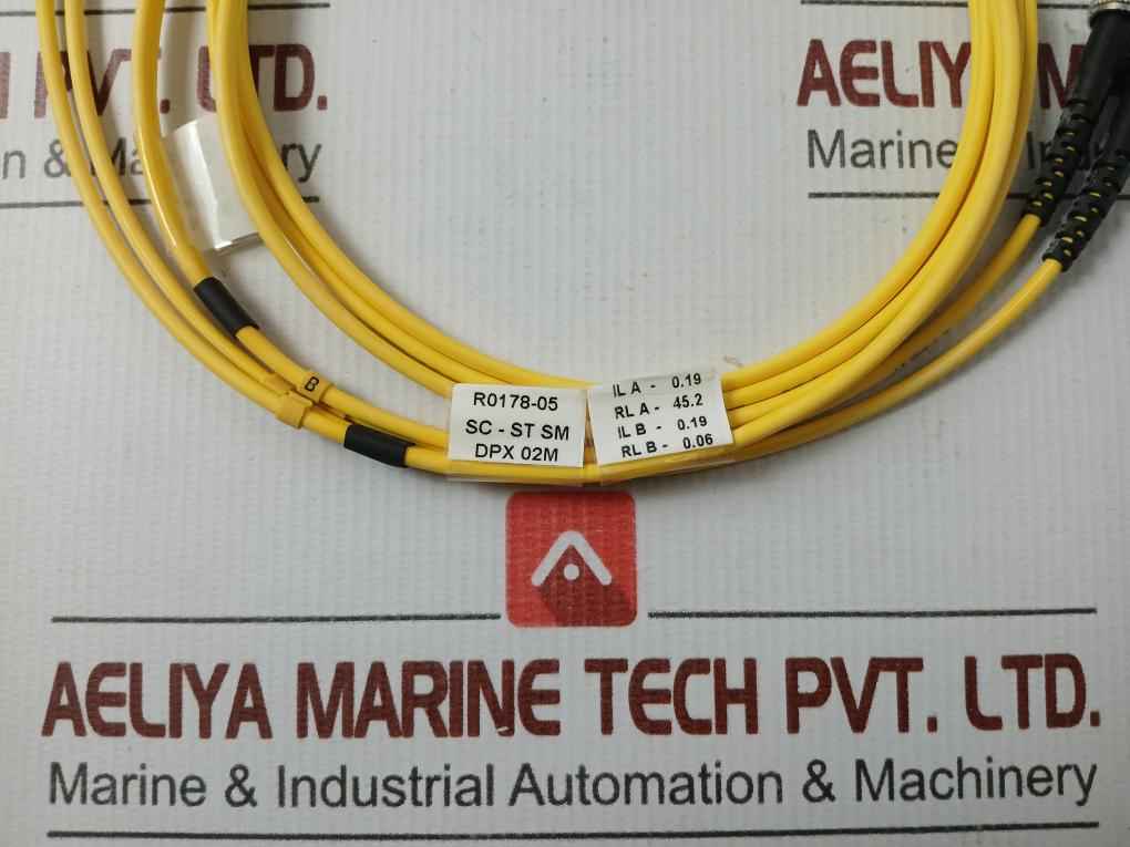 New Condition Fibre Optic Patch Cable Set Ftek-dx-sm-sc/St-pc-02M