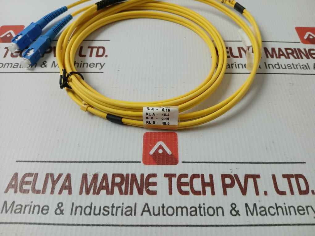New Condition Fibre Optic Patch Cable Set Ftek-dx-sm-sc/St-pc-02M