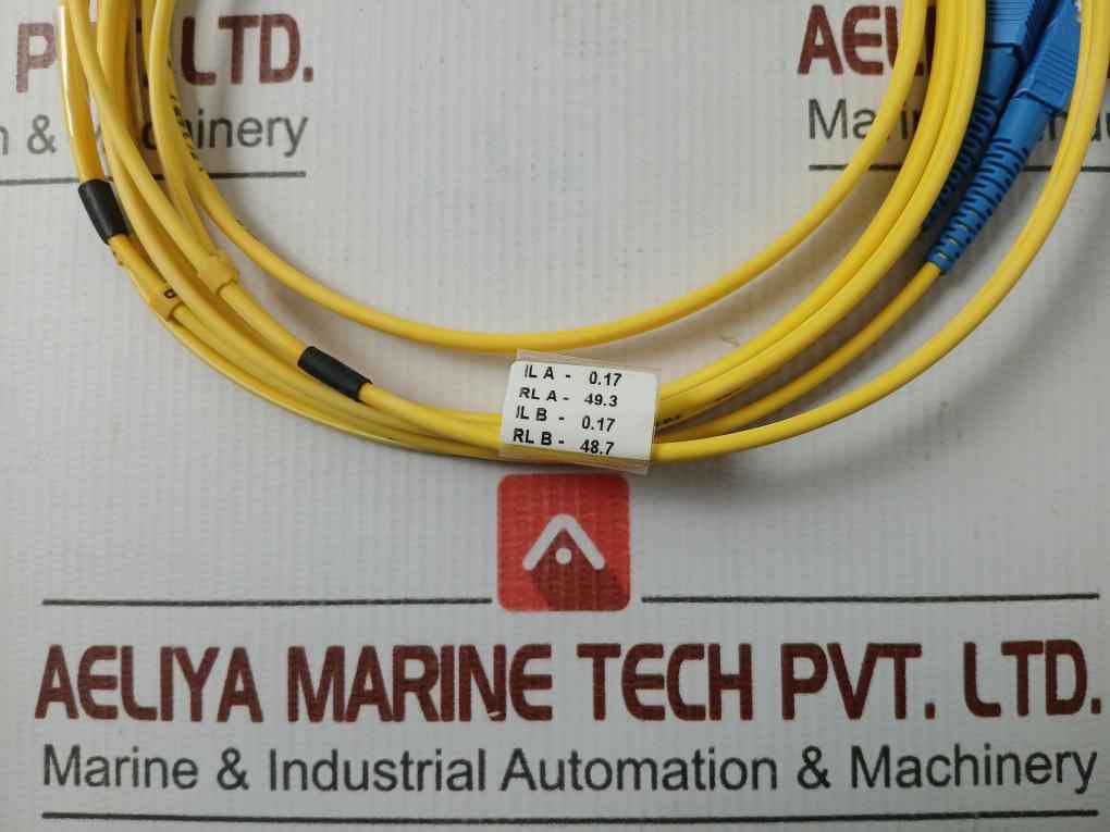 New Condition Fibre Optic Patch Cable Set Ftek-dx-sm-sc/St-pc-02M