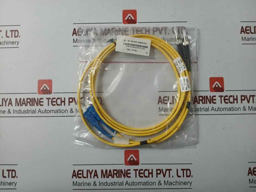 New Condition Fibre Optic Patch Cable Set Ftek-dx-sm-sc/St-pc-02M