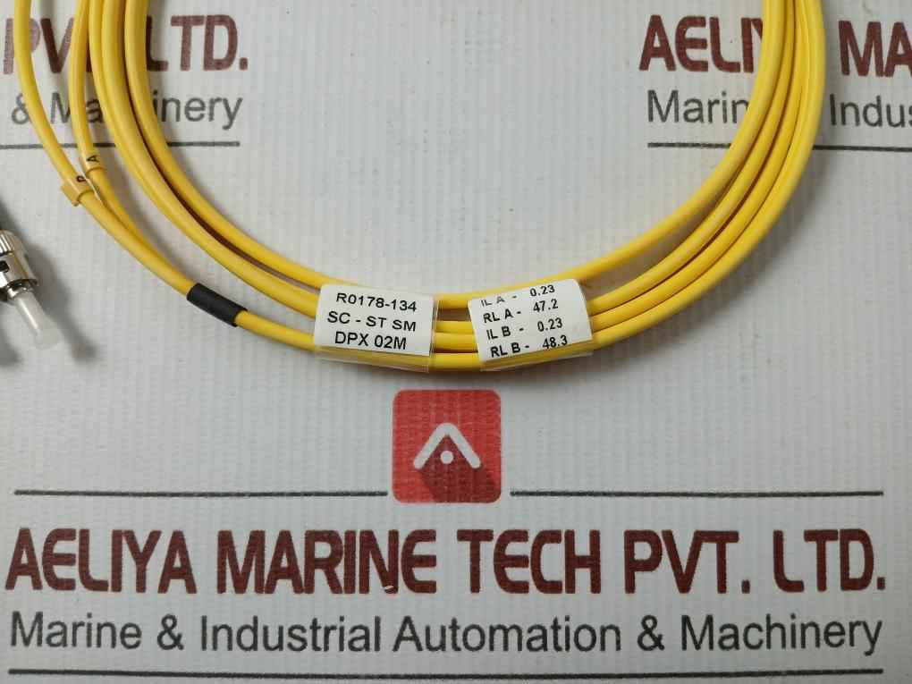 New Condition Fibre Optic Patch Cable Set Ftek-dx-sm-sc/St-pc-02M