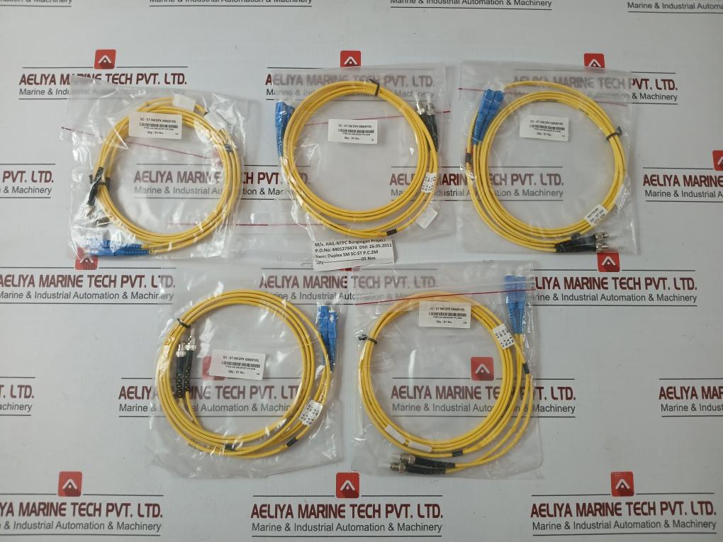 New Condition Fibre Optic Patch Cable Set Ftek-dx-sm-sc/St-pc-02M