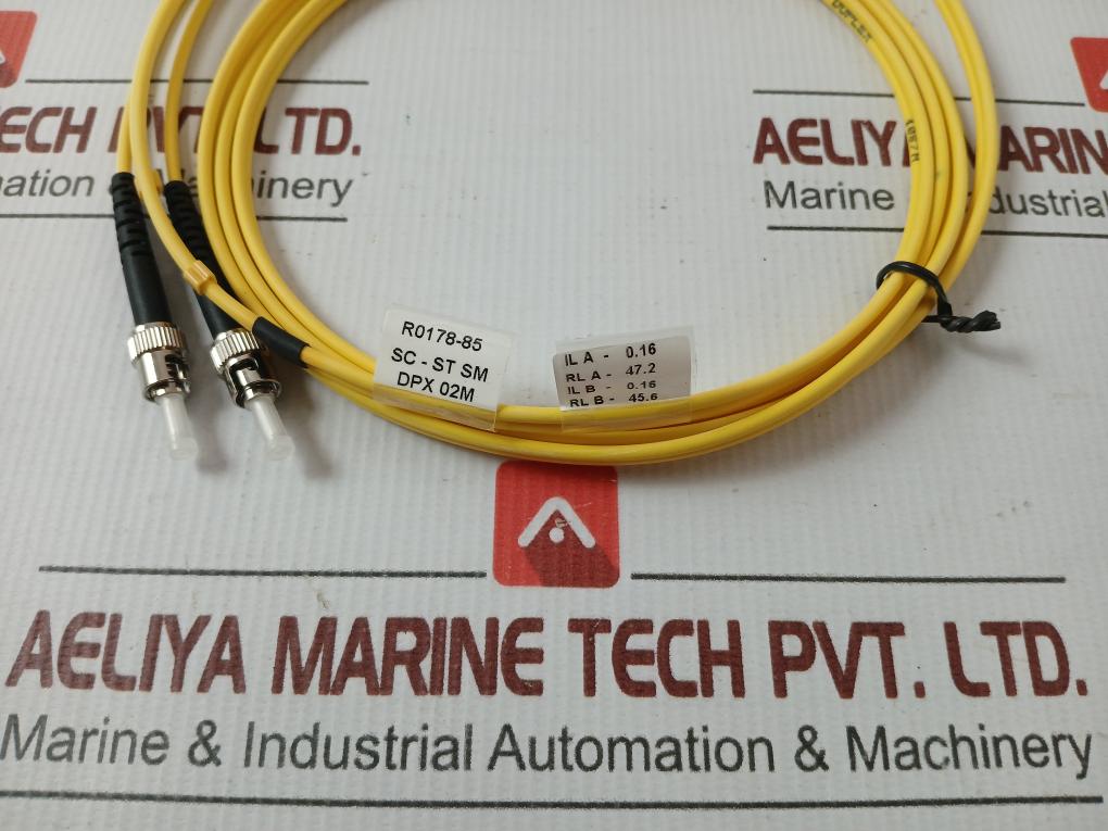 New Condition Fibre Optic Patch Cable Set Ftek-dx-sm-sc/St-pc-02M