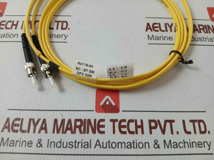 New Condition Fibre Optic Patch Cable Set Ftek-dx-sm-sc/St-pc-02M