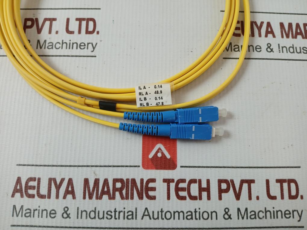 New Condition Fibre Optic Patch Cable Set Ftek-dx-sm-sc/St-pc-02M