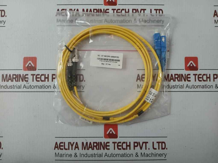 New Condition Fibre Optic Patch Cable Set Ftek-dx-sm-sc/St-pc-02M