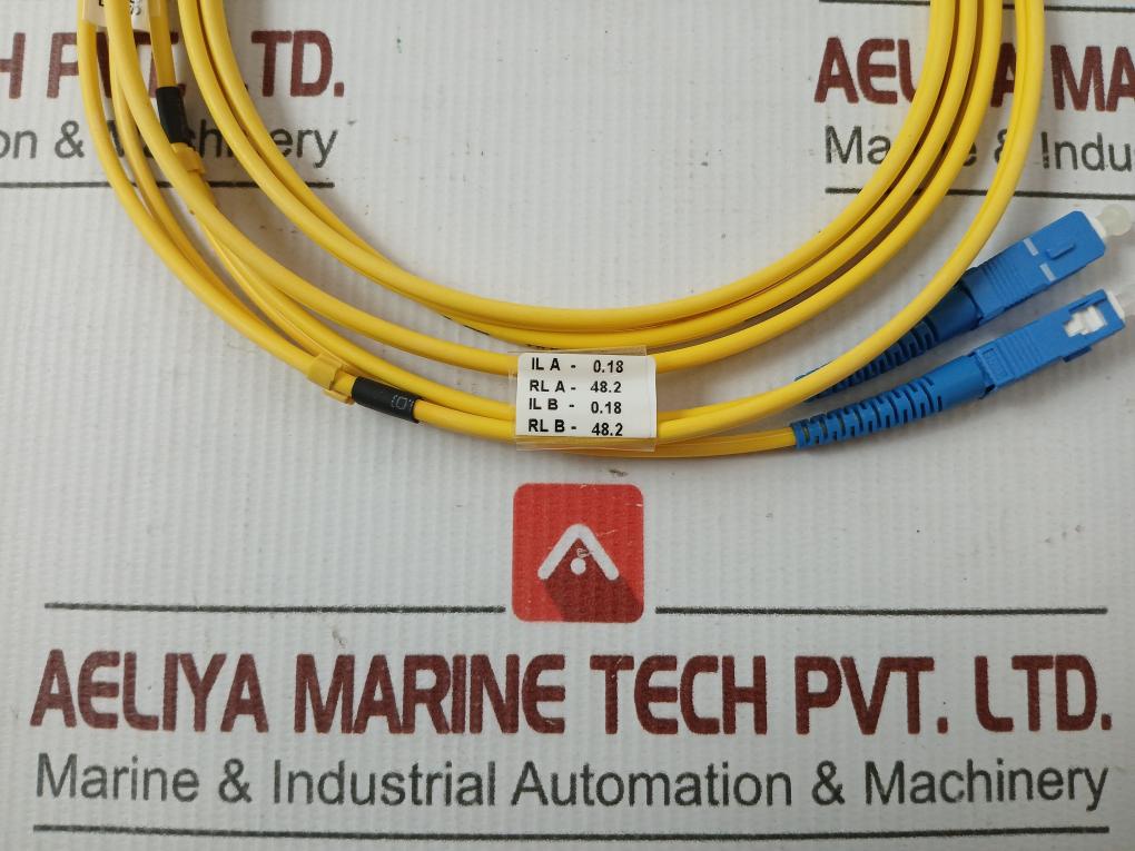 New Condition Fibre Optic Patch Cable Set Ftek-dx-sm-sc/St-pc-02M
