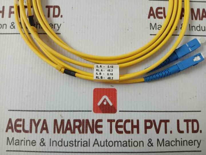 New Condition Fibre Optic Patch Cable Set Ftek-dx-sm-sc/St-pc-02M