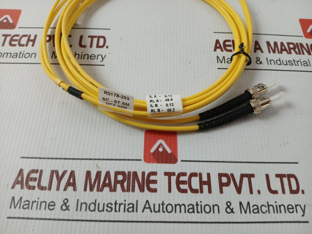 New Condition Fibre Optic Patch Cable Set Ftek-dx-sm-sc/St-pc-02M