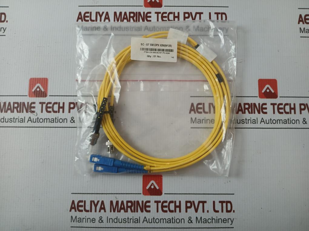 New Condition Fibre Optic Patch Cable Set Ftek-dx-sm-sc/St-pc-02M