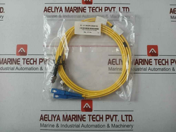 New Condition Fibre Optic Patch Cable Set Ftek-dx-sm-sc/St-pc-02M