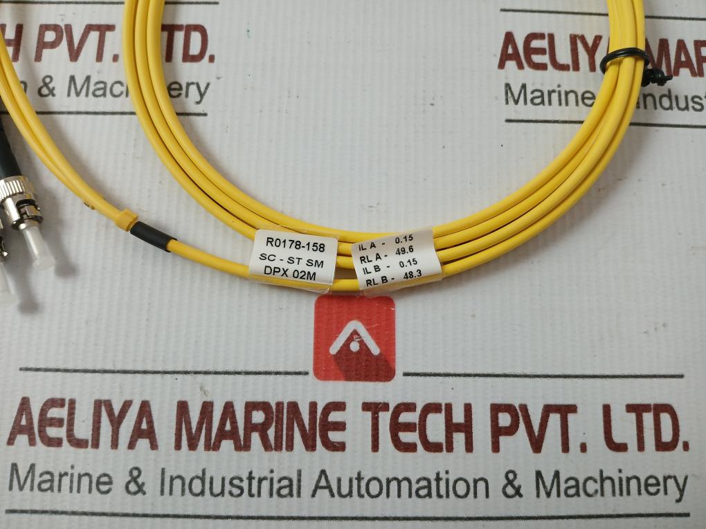 New Condition Fibre Optic Patch Cable Set Ftek-dx-sm-sc/St-pc-02M
