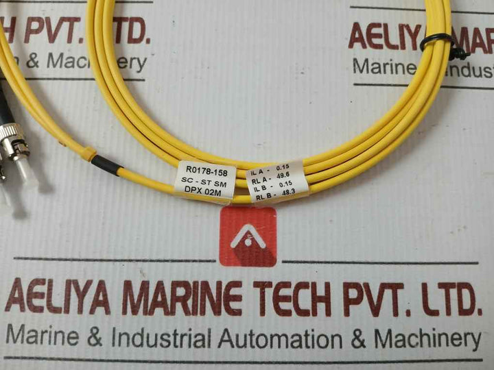 New Condition Fibre Optic Patch Cable Set Ftek-dx-sm-sc/St-pc-02M