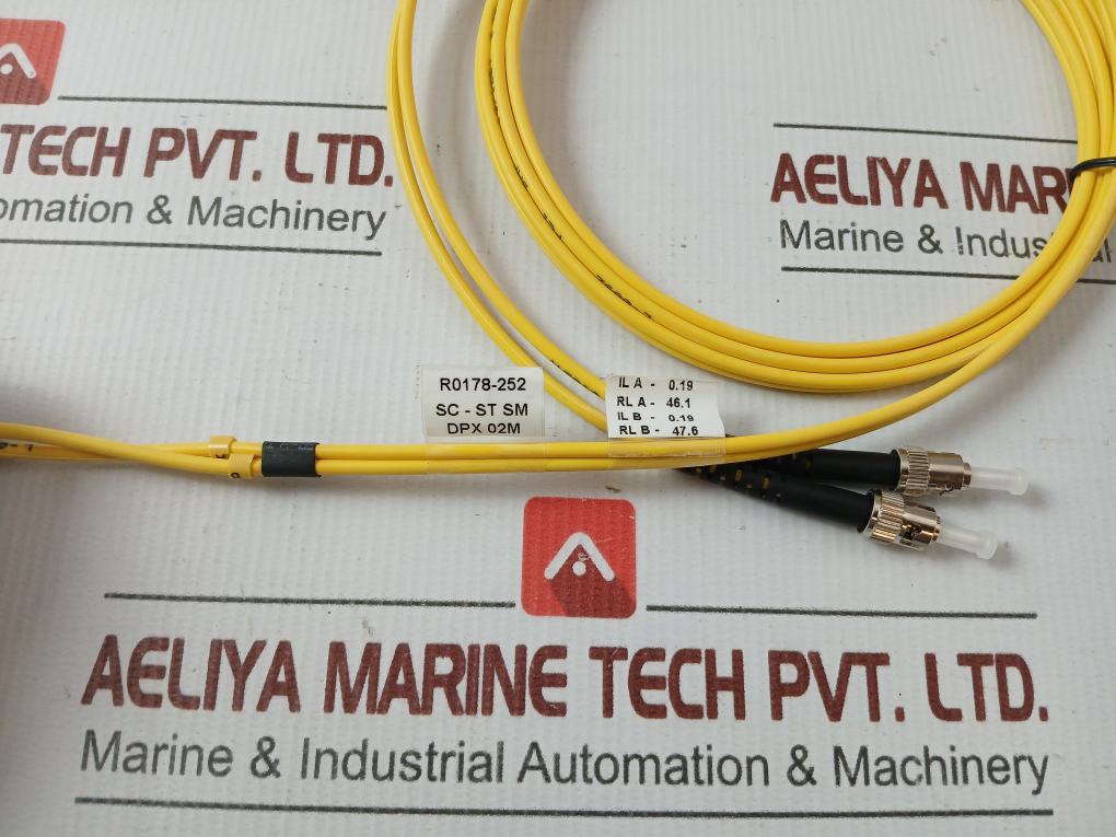New Condition Fibre Optic Patch Cable Set Ftek-dx-sm-sc/St-pc-02M