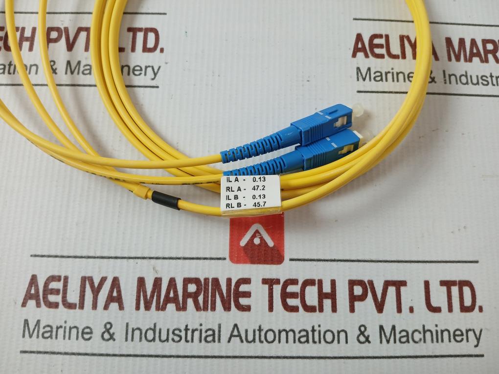 New Condition Fibre Optic Patch Cable Set Ftek-dx-sm-sc/St-pc-02M