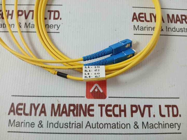 New Condition Fibre Optic Patch Cable Set Ftek-dx-sm-sc/St-pc-02M