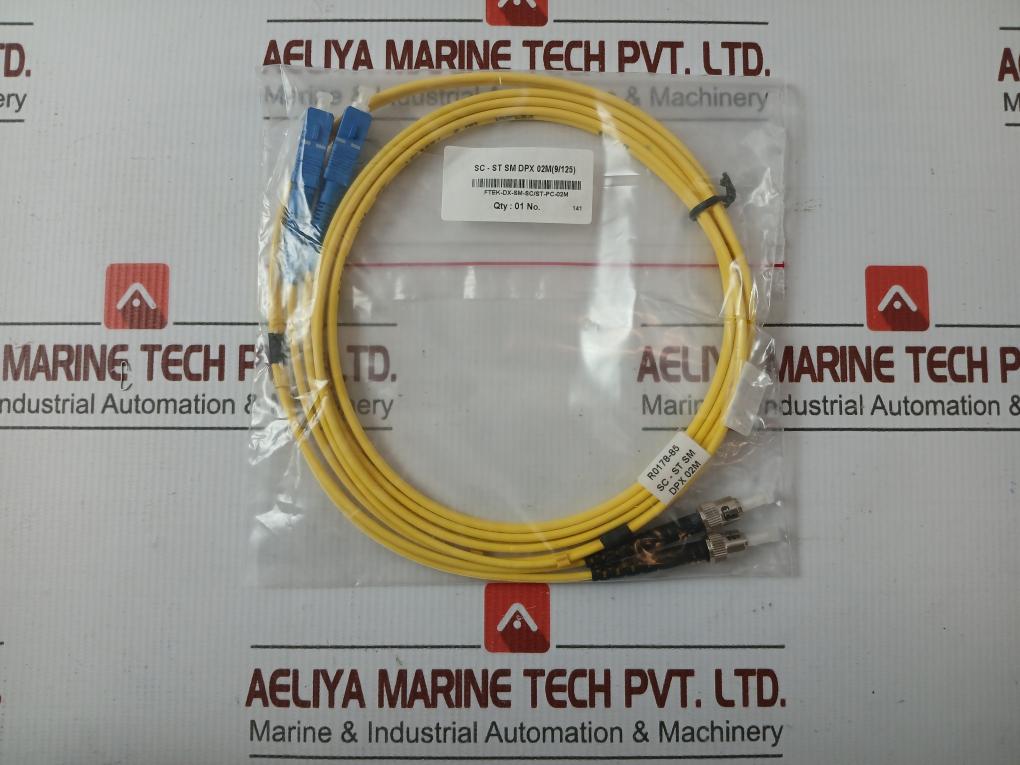 New Condition Fibre Optic Patch Cable Set Ftek-dx-sm-sc/St-pc-02M
