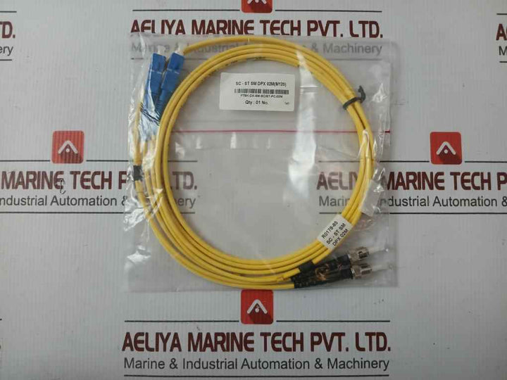 New Condition Fibre Optic Patch Cable Set Ftek-dx-sm-sc/St-pc-02M