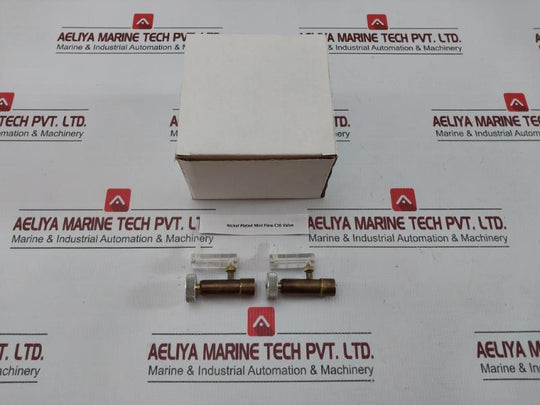 New Condition Nickel Plated Mini Flow C10 Valve