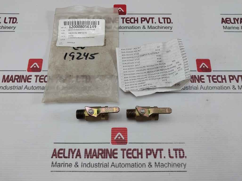 New Condition Oil Drip Isolating Valve 19245