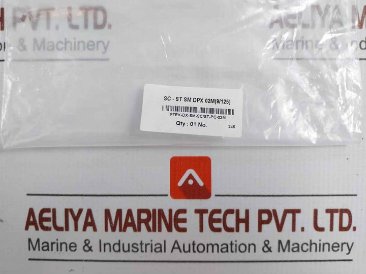 New Condition Optic Fiber Patch Cable Ftek-dx-sm-sc/St-pc-02M Sc-st Sm Dpx 02M (9/125)