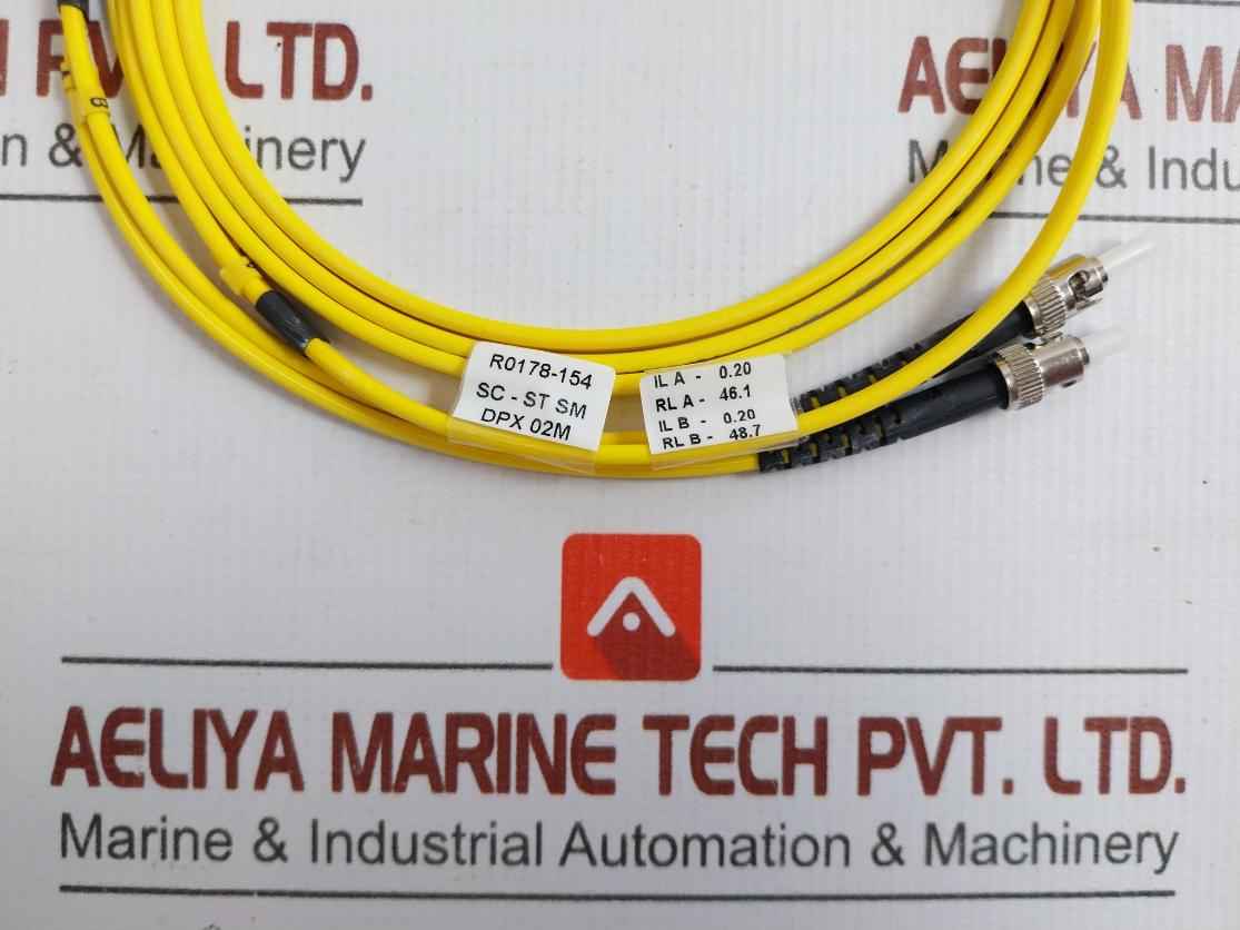New Condition Optic Fiber Patch Cable Ftek-dx-sm-sc/St-pc-02M Sc-st Sm Dpx 02M (9/125)