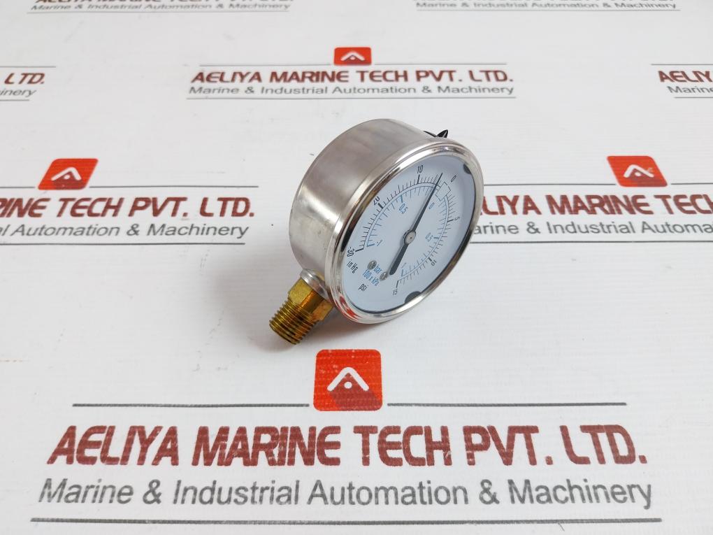 New Condition Pressure Gauge In Hg -30 To 15 Psi