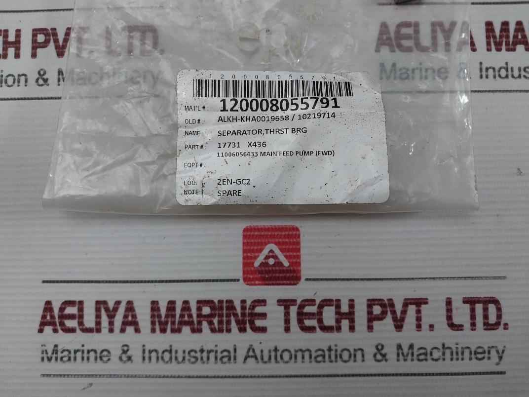 New Condition Thrust Bearing Separator For Main Feed Pump 17731 X436