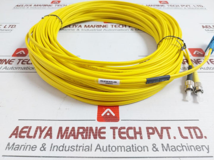 New Duplex Single Mode Fiber Optic Patch Cable 25M Part No: Fpc-st-sc-03-d-l-025 St-sc