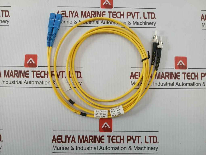 New Fiber Optic Cable Set Sc-st Sm Dpx 02M(9/125)