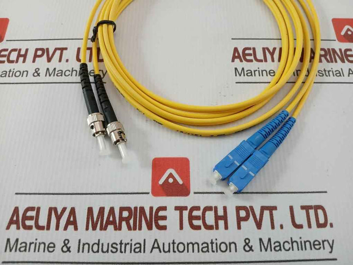 New Fiber Optic Cable Set Sc-st Sm Dpx 02M(9/125)