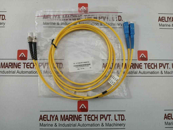 New Fiber Optic Cable Set Sc-st Sm Dpx 02M(9/125)