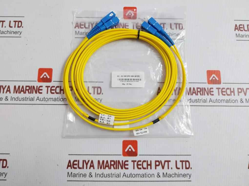 New Fiber Optic Patch Cable Ftek-dx-sm-sc/Sc-pc-03M Sc-sc Sm Dpx 03M (9/125)