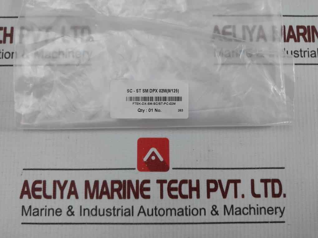 New Fibre Optic Patch Cable Set Ftek-dx-sm-sc/St-pc-02M