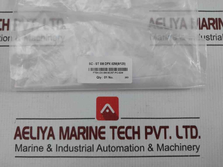 New Fibre Optic Patch Cable Set Ftek-dx-sm-sc/St-pc-02M