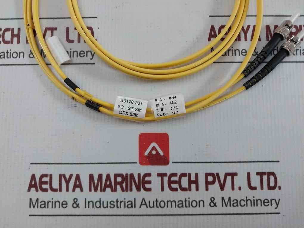 New Fibre Optic Patch Cable Set Ftek-dx-sm-sc/St-pc-02M