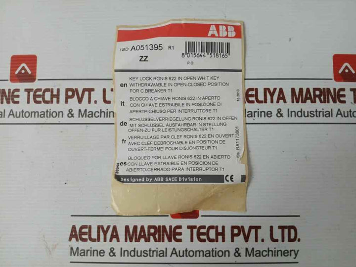 New Kit Accessories For Moulded Case Circuit Breaker Brand Abb 1Sd A051395 R1