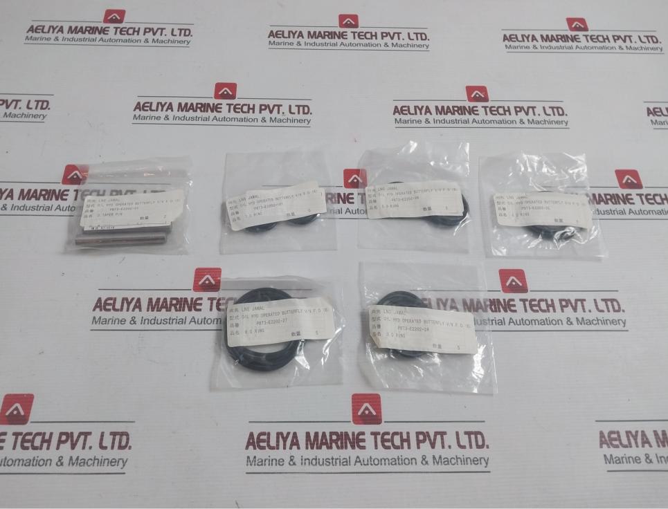 New O-ring Kit For Oil Hydraulic Operated Butterfly Valve P/N Pbt3-e2202-101