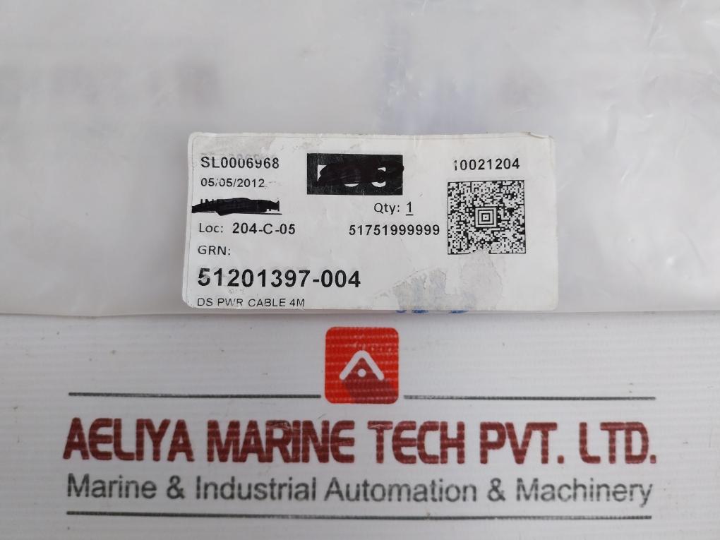 New Power Cable Assy 4 Meter 51201397-004 Honeywell